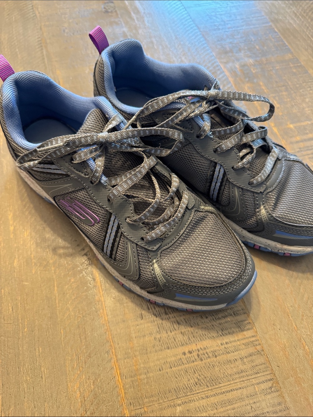 Skechers Hillcrest Vast Adventure Trail - Women's Athletic Shoes Grey & Purple